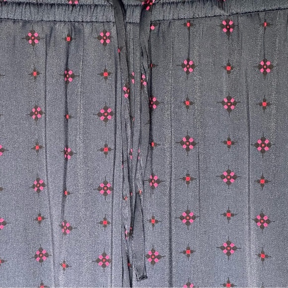 NWT Banana Republic Navy and Red/Pink Geo Print Pajama Pants XS - Picture 5 of 5